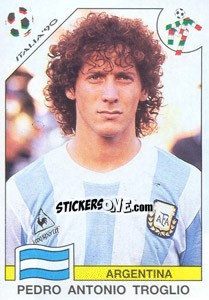 Sticker Pedro Antonio Troglio (Argentina) - World Cup Story - Panini