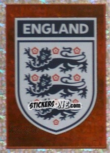 Sticker England Football Assosiation Emblem - England 2004 n. 1 - Merlin
