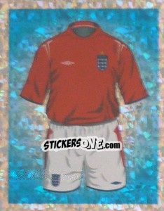Cromo Away Kit - England 2004 - Merlin