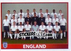 Cromo England Team Photo - England 2004 - Merlin