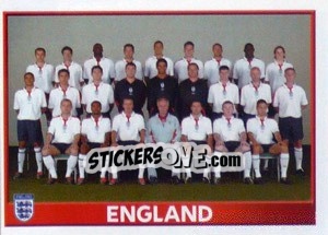 Sticker England Team Photo - England 2004 n. 6 - Merlin