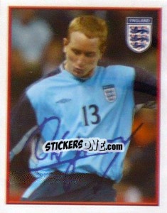 Sticker Chris Kirkland - England 2004 n. 9 - Merlin