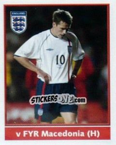 Sticker Owen (v Macedonia Home) - England 2004 - Merlin