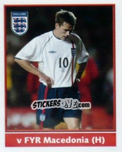 Sticker Owen (v Macedonia Home) - England 2004 n. 33 - Merlin