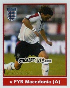 Sticker Hargreaves (v Macedonia Away) - England 2004 n. 37 - Merlin