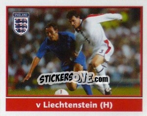 Sticker Bridge (v Liechtenstein Home) - England 2004 - Merlin