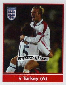 Sticker Beckham (v Turkey Away) - England 2004 - Merlin