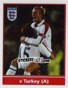 Sticker Beckham (v Turkey Away) - England 2004 n. 39 - Merlin