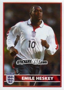 Cromo Emile Heskey - England 2004 - Merlin