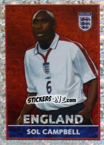Sticker Sol Campbell - England 2004 n. 50 - Merlin