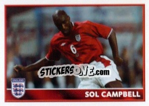 Sticker Sol Campbell - England 2004 - Merlin