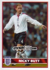 Sticker Nicky Butt - England 2004 - Merlin