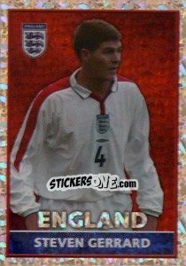 Sticker Steven Gerrard - England 2004 n. 58 - Merlin