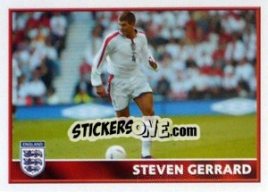 Cromo Steven Gerrard - England 2004 - Merlin