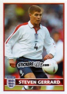 Cromo Steven Gerrard - England 2004 - Merlin