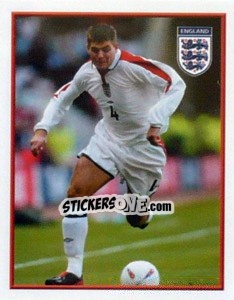 Sticker Steven Gerrard - England 2004 n. 61 - Merlin