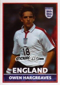 Sticker Owen Hargreaves - England 2004 - Merlin