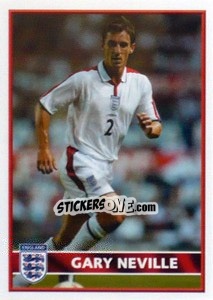 Sticker Gary Neville - England 2004 n. 79 - Merlin