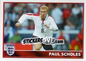 Sticker Paul Scholes - England 2004 n. 83 - Merlin
