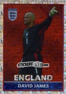 Cromo David James - England 2004 - Merlin