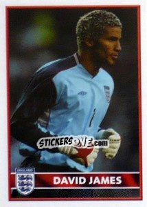 Sticker David James - England 2004 n. 87 - Merlin
