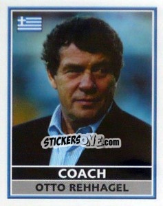 Cromo Otto Rehhagel (Coach) - England 2004 - Merlin