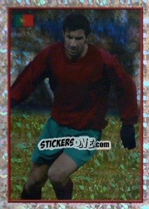 Sticker Luis Figo (Star Player) - England 2004 n. 98 - Merlin