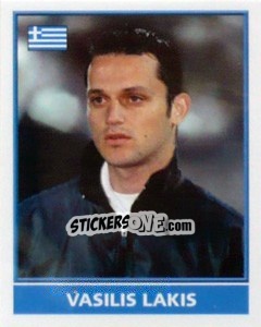 Sticker Vasilis Lakis - England 2004 - Merlin