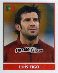 Cromo Luis Figo - England 2004 - Merlin