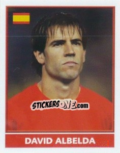 Sticker David Albelda - England 2004 - Merlin