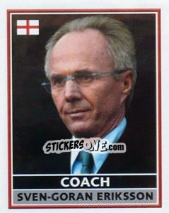 Cromo Sven-Göran Eriksson (Coach) - England 2004 - Merlin