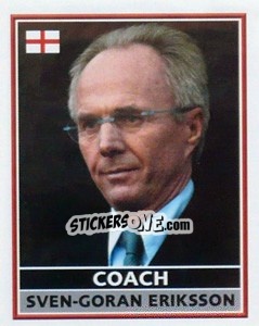 Sticker Sven-Göran Eriksson (Coach) - England 2004 n. 167 - Merlin