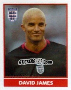 Sticker David James - England 2004 n. 188 - Merlin