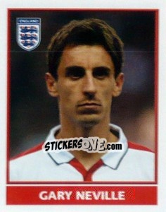 Sticker Gary Neville - England 2004 - Merlin