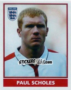 Sticker Paul Scholes - England 2004 n. 195 - Merlin