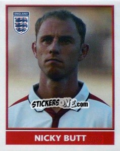 Sticker Nicky Butt - England 2004 - Merlin