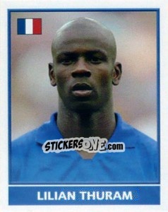 Cromo Lilian Thuram - England 2004 - Merlin