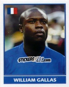 Cromo William Gallas - England 2004 - Merlin