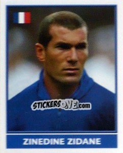 Sticker Zinedine Zidane - England 2004 n. 212 - Merlin