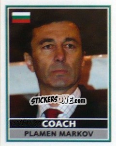 Cromo Plamen Markov (Coach) - England 2004 - Merlin