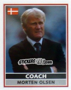 Sticker Morten Olsen (Coach) - England 2004 - Merlin