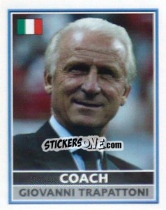 Cromo Giovanni Trapattoni (Coach) - England 2004 - Merlin