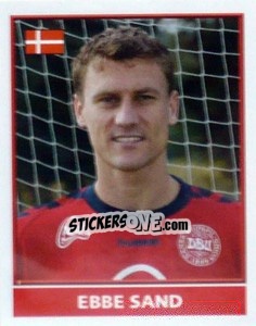 Sticker Ebbe Sand - England 2004 - Merlin