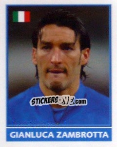 Sticker Gianluca Zambrotta - England 2004 n. 272 - Merlin