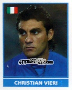 Sticker Christian Vieri - England 2004 n. 282 - Merlin