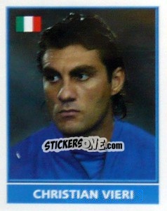 Sticker Christian Vieri - England 2004 - Merlin