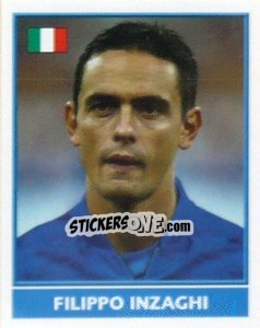 Sticker Filippo Inzaghi - England 2004 - Merlin