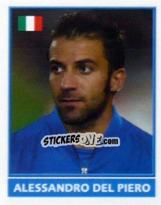 Sticker Alessandro Del Piero - England 2004 - Merlin