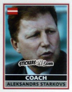 Figurina Aleksandrs Starkovs (Coach) - England 2004 n. 305 - Merlin