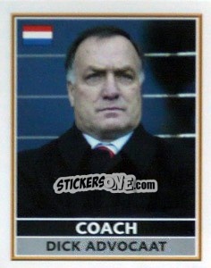 Sticker Dick Advocaat (Coach) - England 2004 n. 307 - Merlin
